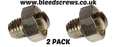 Radiator GENUINE BLEED SCREW AIR /  VALVE VENT NIPPLE  'MYSON' RADIATORS >2003 • £8.75